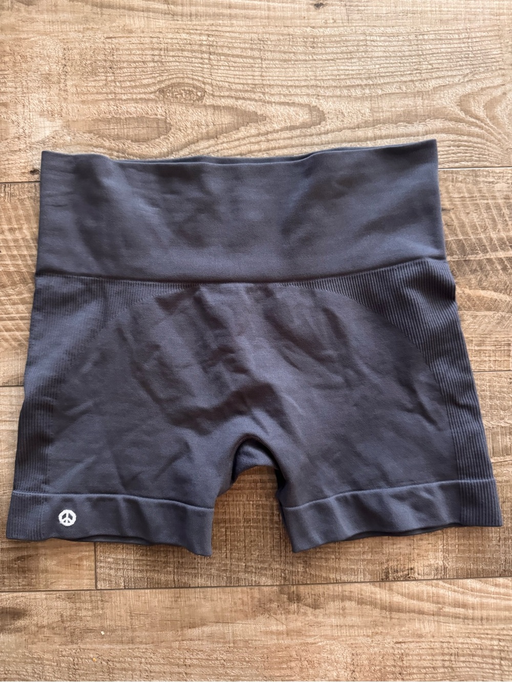 Set Active x Madhappy Charcoal High-Waist Seamless Bike Shorts